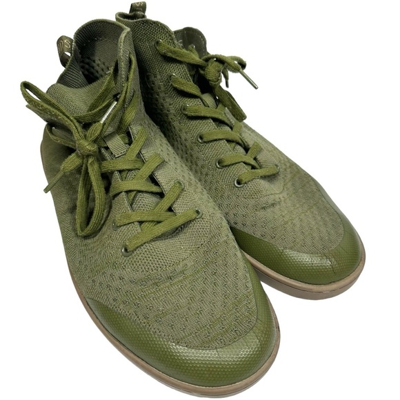 Suavs Shoes Men's US 14 EU 47 The Legacy High Top Sneaker Olive Green Lace-Up - Picture 2 of 11